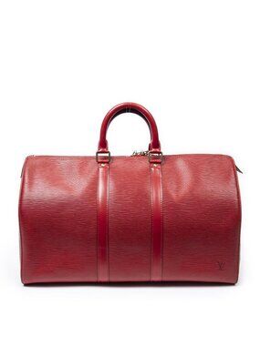 Louis Vuitton Keepall Red Epi